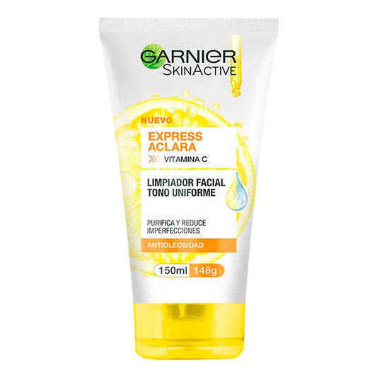 Garnier Express Aclara Vitamina C Limpiador Mate 150ml