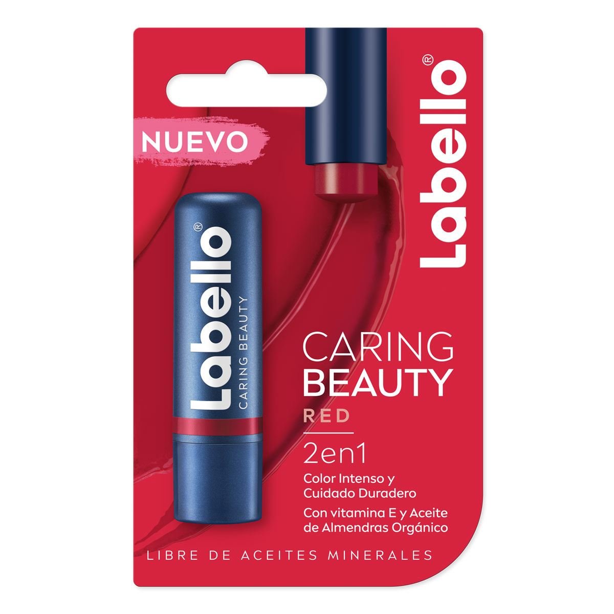 Labello Balsamo Labial Caring Beauty Red 4.8g