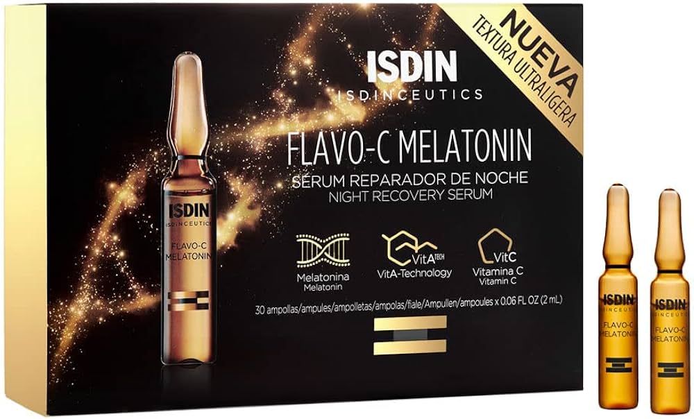 Isdin Flavo-C Melatonin Noche 10 Ampolletas