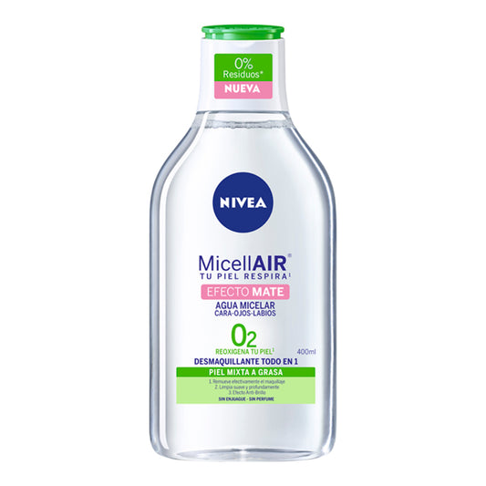 Agua Micelar Efecto Mate 400ml Nivea